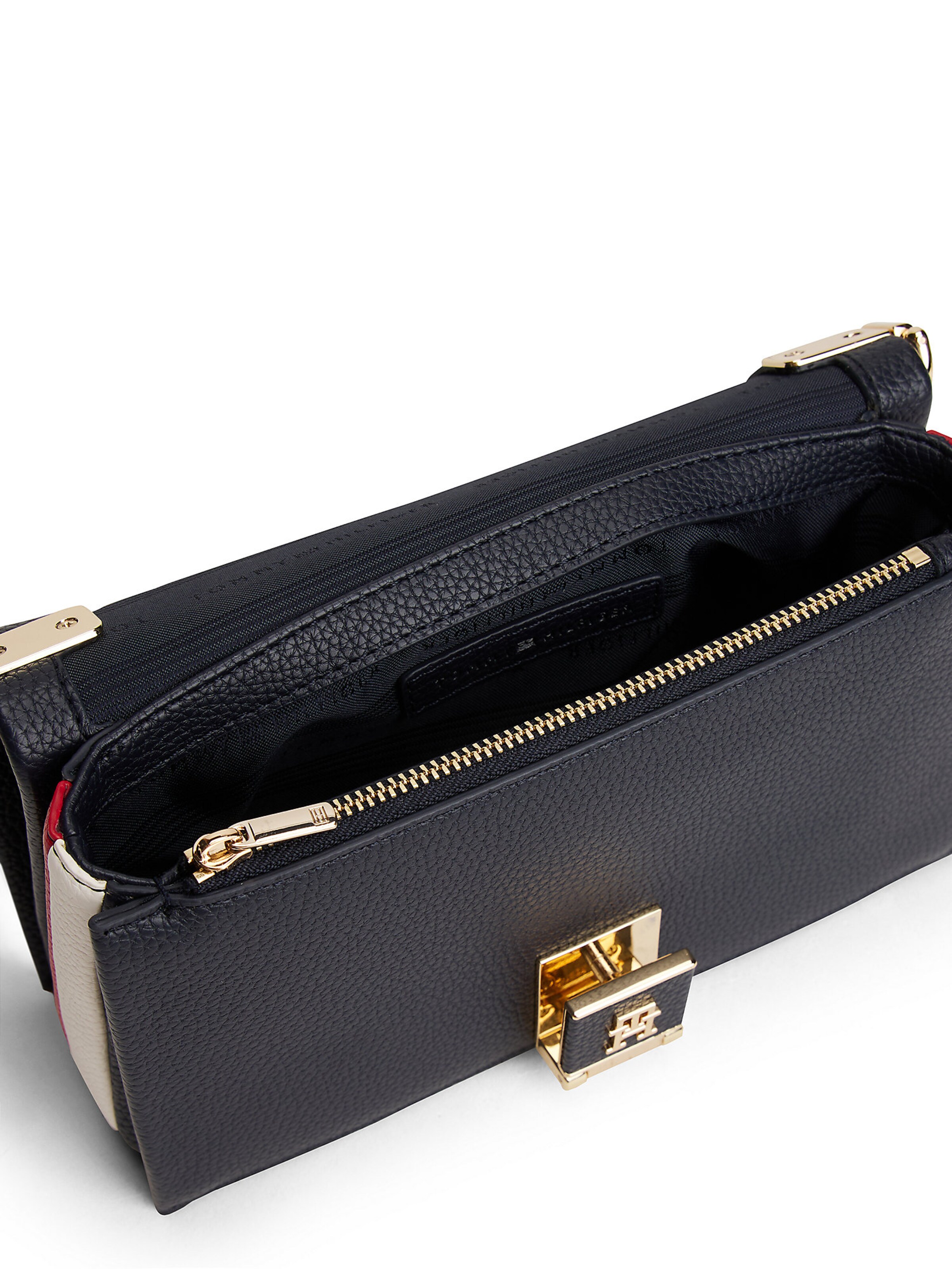 TOMMY HILFIGER Umhängetasche in Schwarz