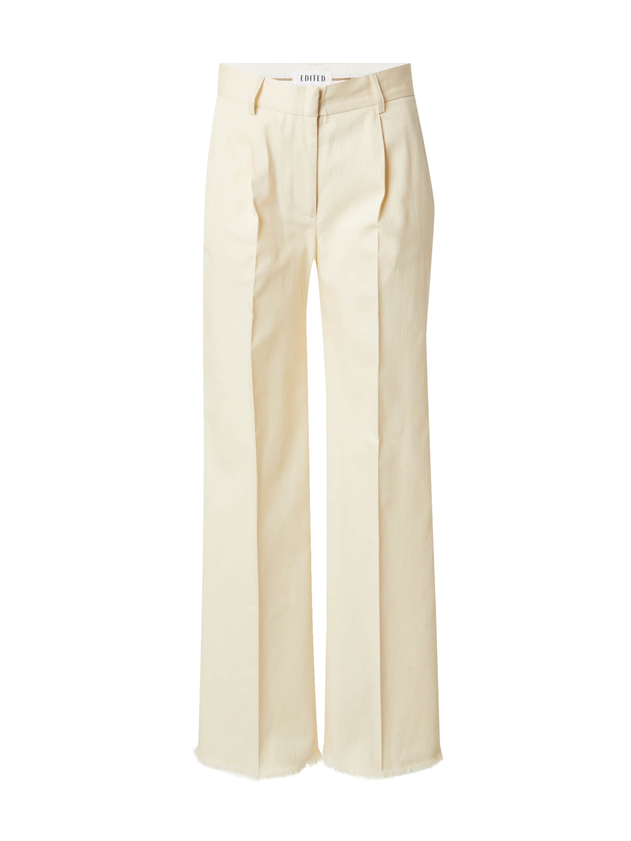 EDITED Hlače 'Ariane' | kremna barva, Prikaz izdelka