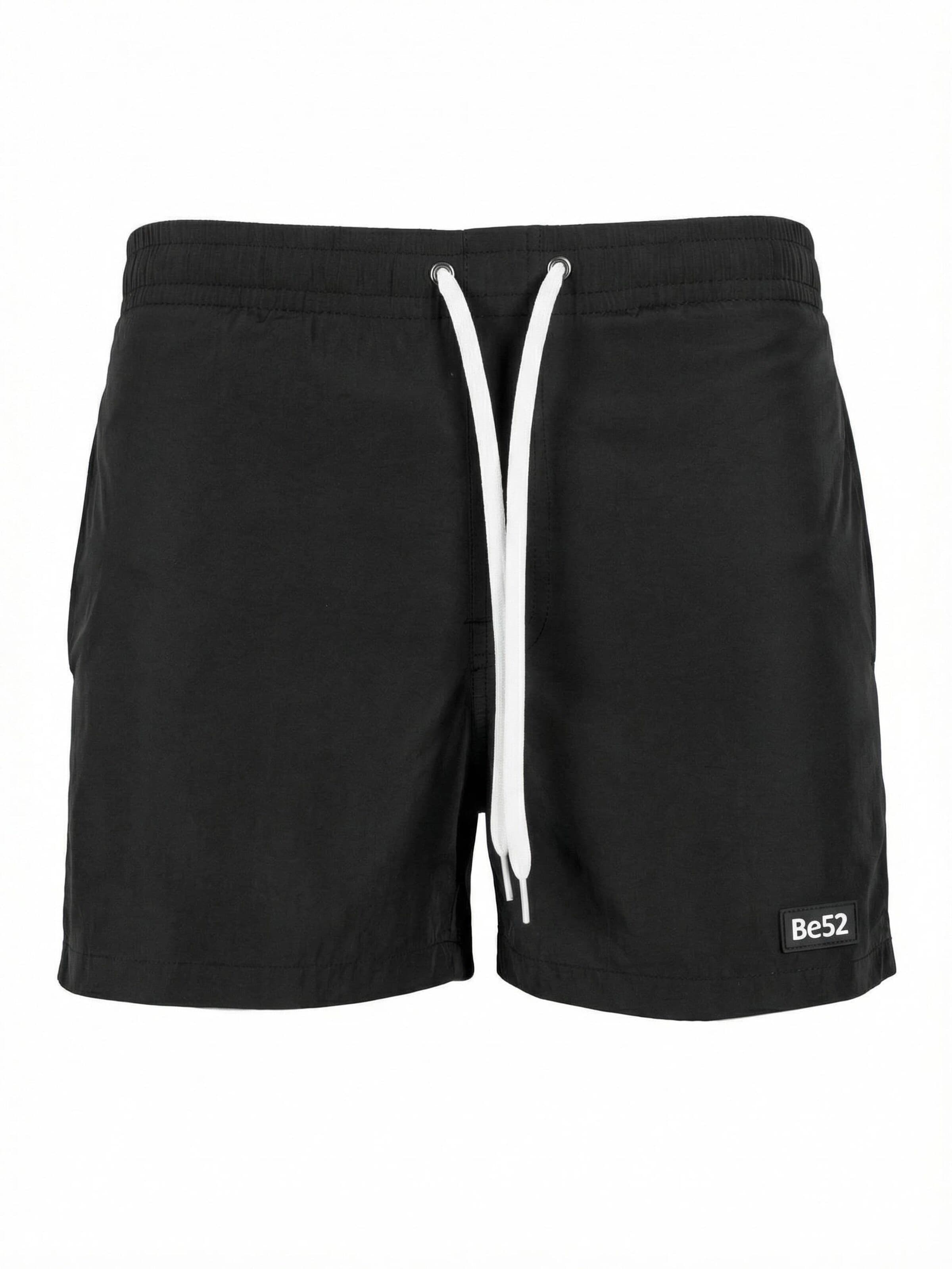 Be52 Badshorts 'Zrce' i svart: framsida