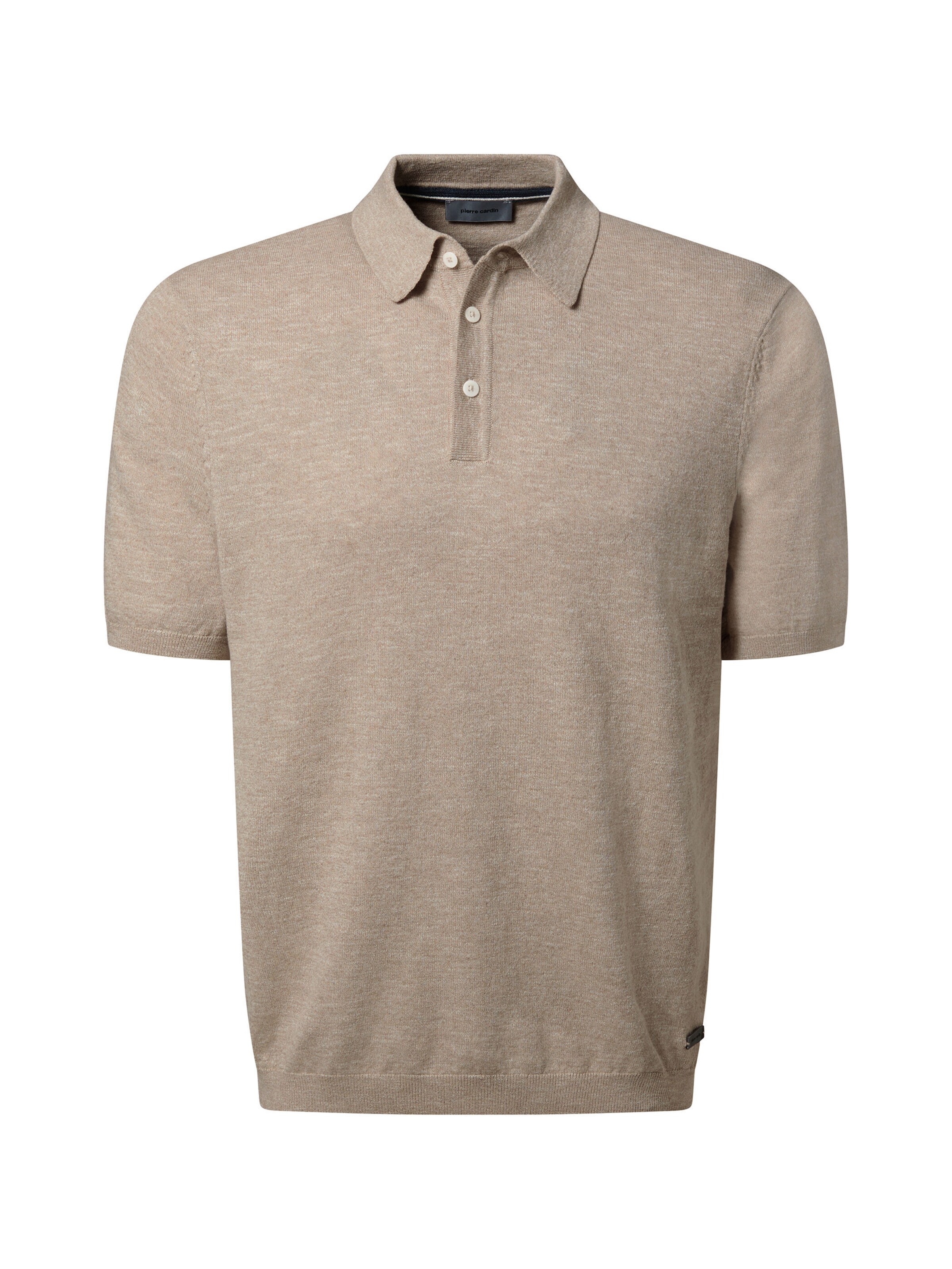 PIERRE CARDIN Poloshirt in Beige: Vorderseite