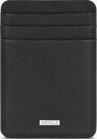 Redolz Wallet 'Leather Essentials' in Black: front