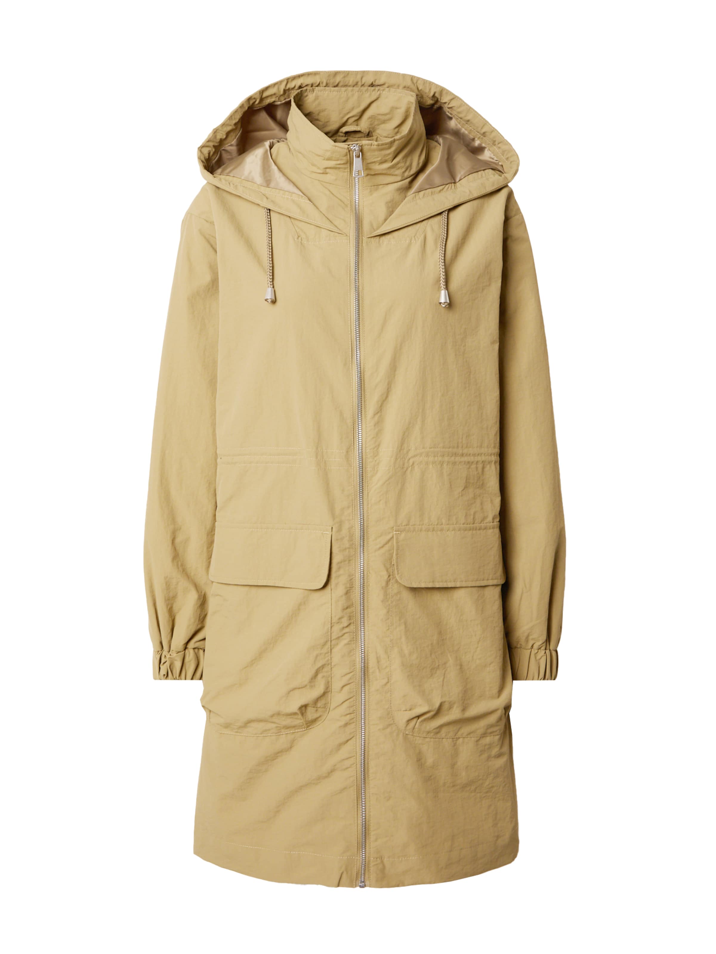 b.young Between-Seasons Parka 'BYANETTA' in Beige: front