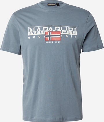 T-Shirt 'S-AYLMER' NAPAPIJRI en bleu : devant