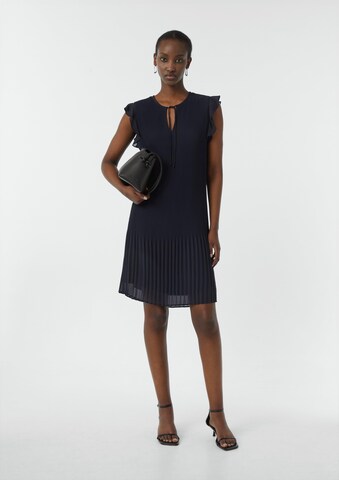 Robe COMMA en bleu : devant