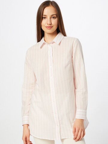 SCHIESSER Pajama shirt 'Story' in Pink: front