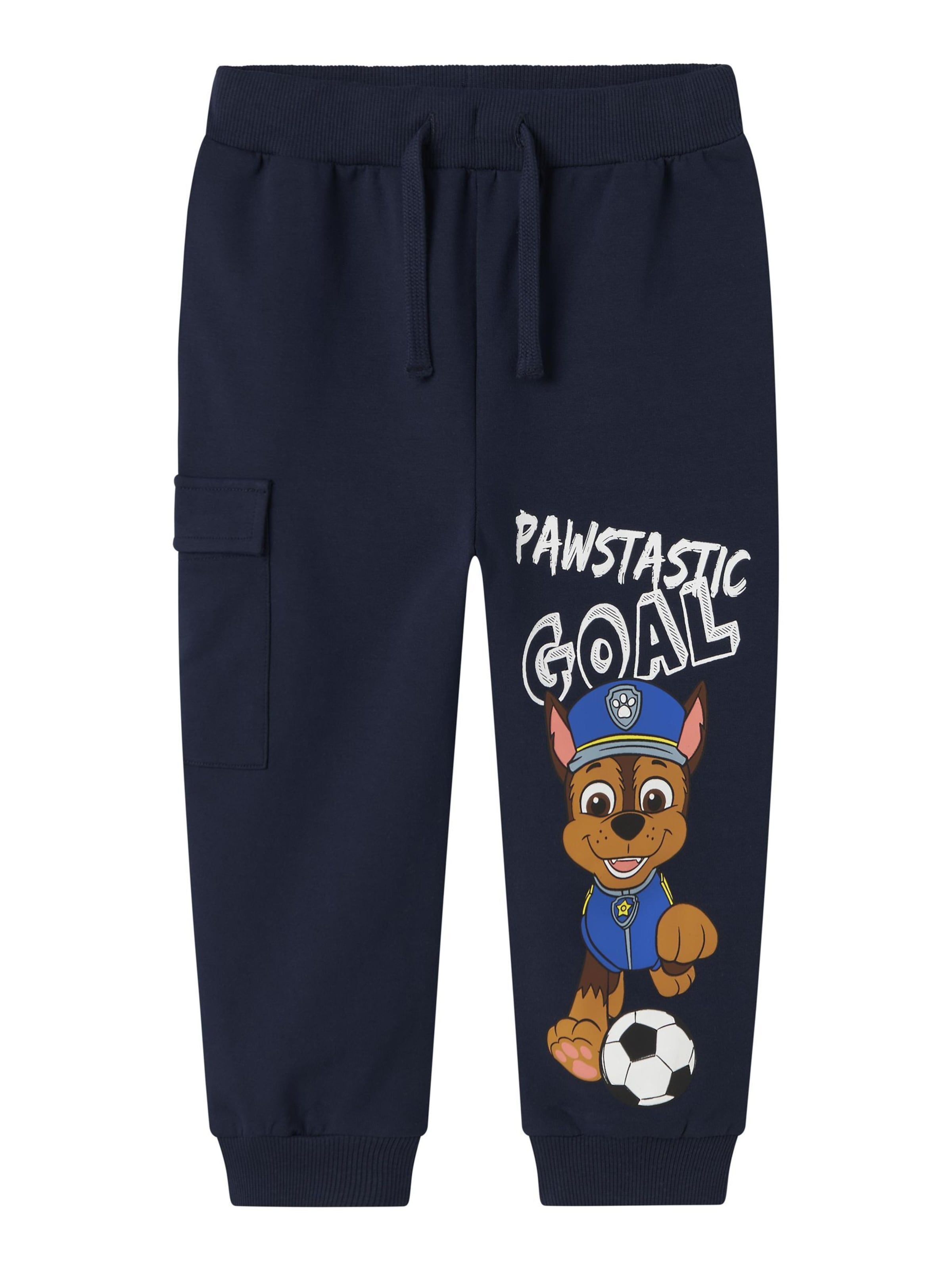 NAME IT Tapered Bukser 'Paw Patrol' i blå: forside