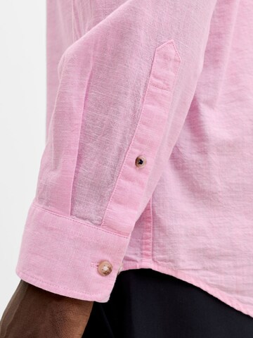 JACK & JONES Regular Fit Skjorte 'JJESummer' i pink