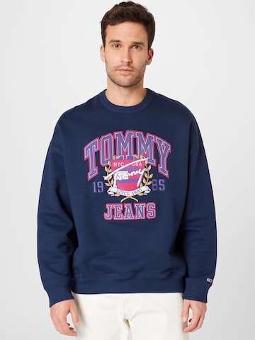 Tommy Jeans Sweatshirt 'College' in Blau: predná strana