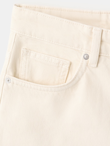 MANGO Wide leg Jeans 'ANNE' in Beige