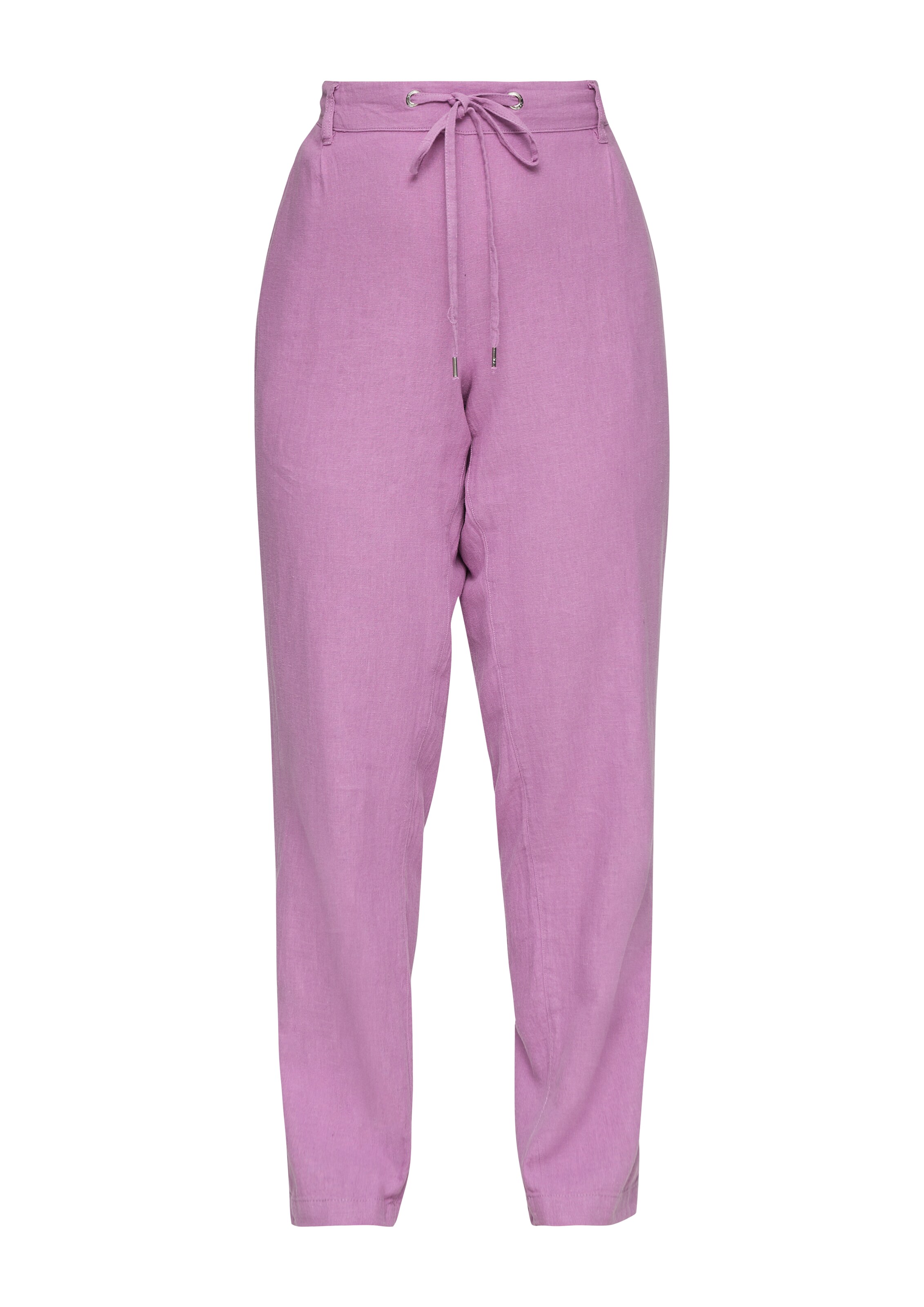 QS Tapered Pants in Purple: front