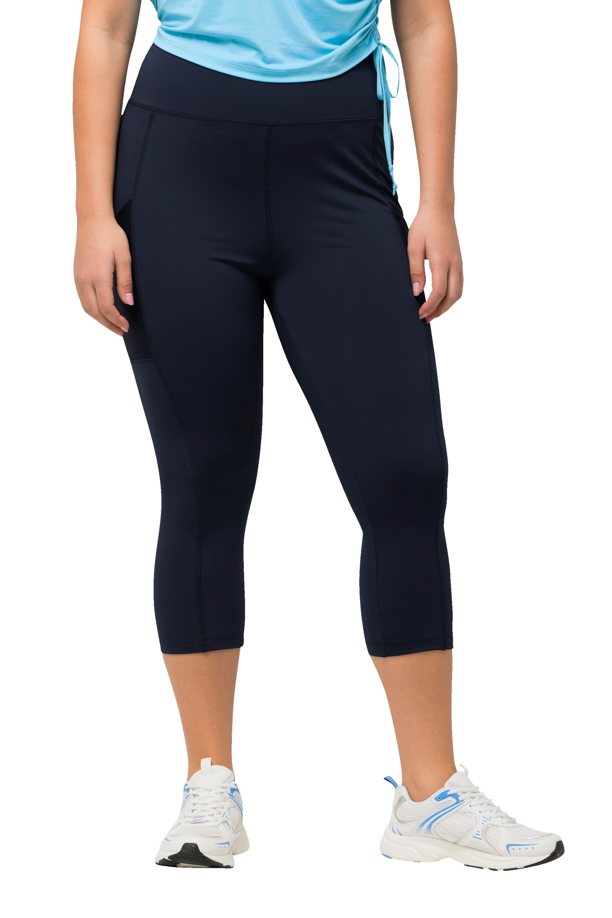 Ulla Popken Skinny Leggings in Blue: front
