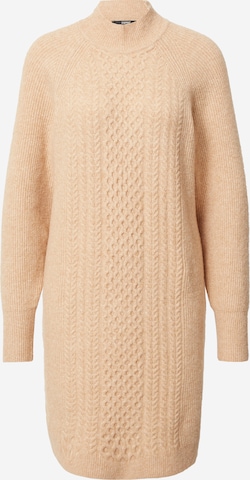 ESPRIT Strikkekjole i beige: forside