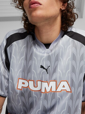PUMA - Camiseta de fútbol en gris