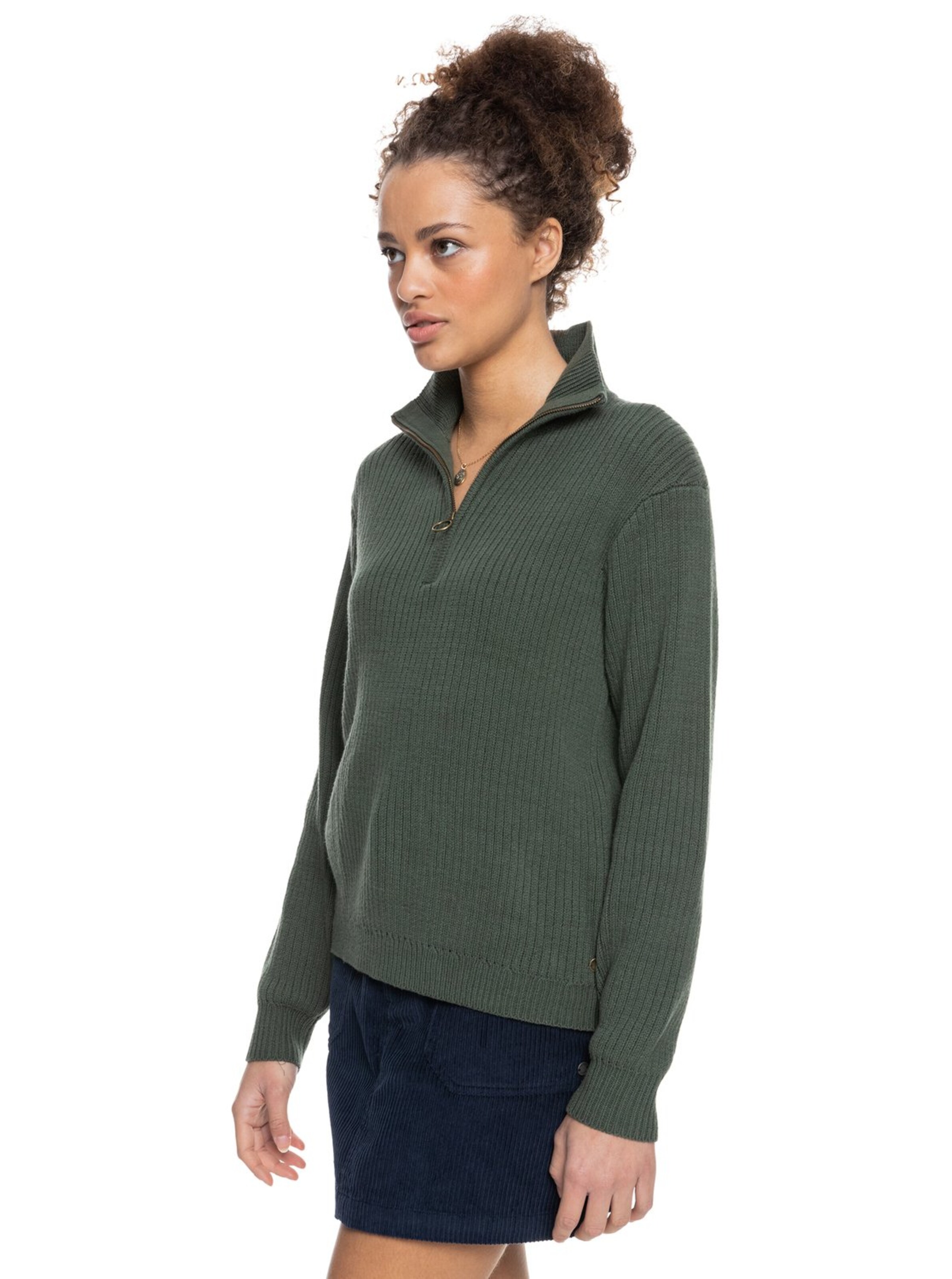 Frauen Pullover & Strick ROXY Pullover 'Sunset Reflection' in Oliv - EF64630 Frauen Pullover & Strick ROXY Pullover 'Sunset Reflection' in Oliv - EF64630