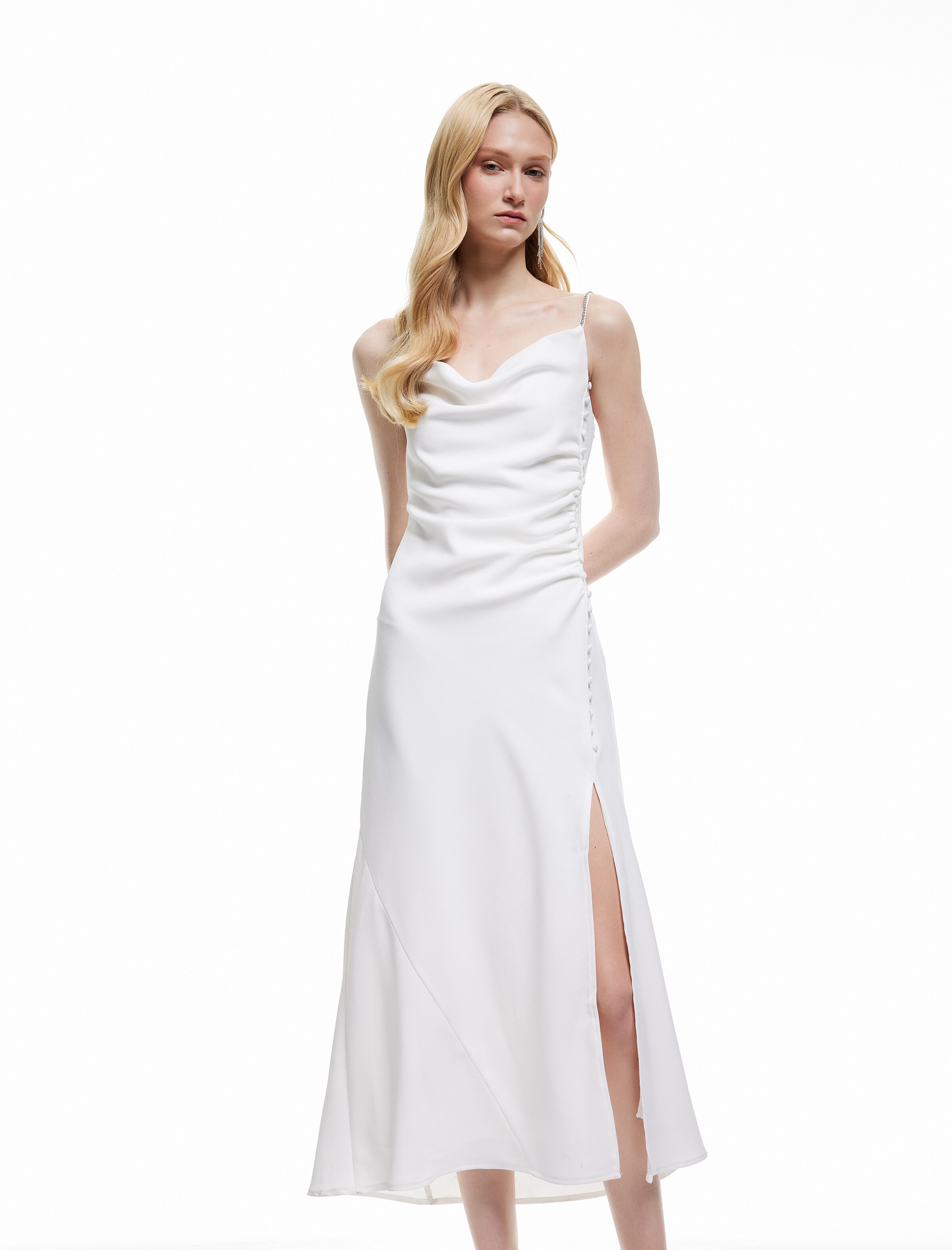 Koton Kleid in Weiß: Vorderseite