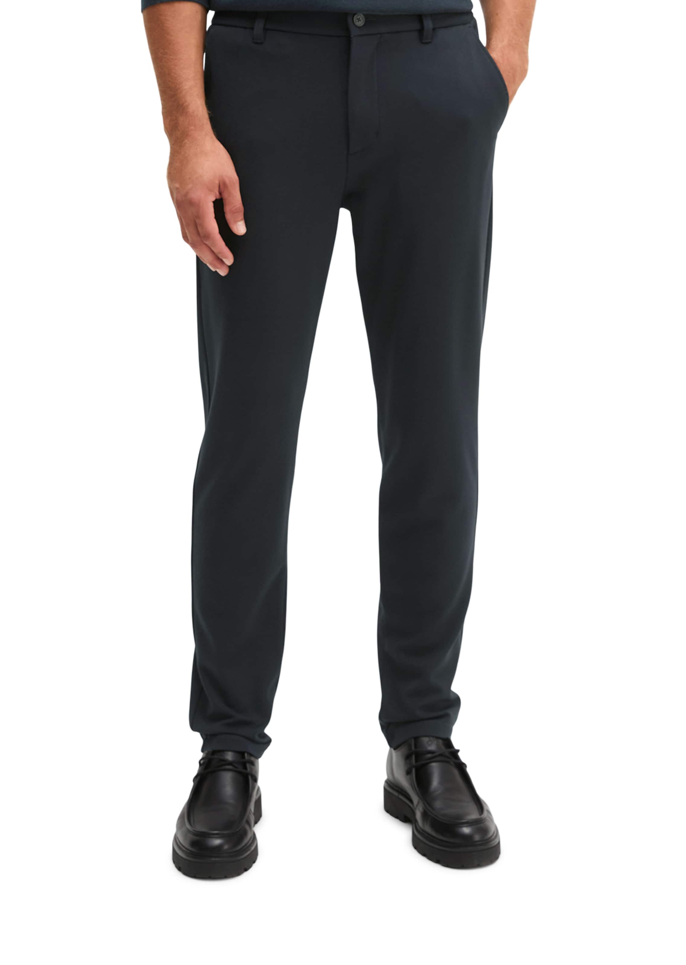 Effilé Pantalon chino 'Morot' Marc O'Polo en bleu : devant