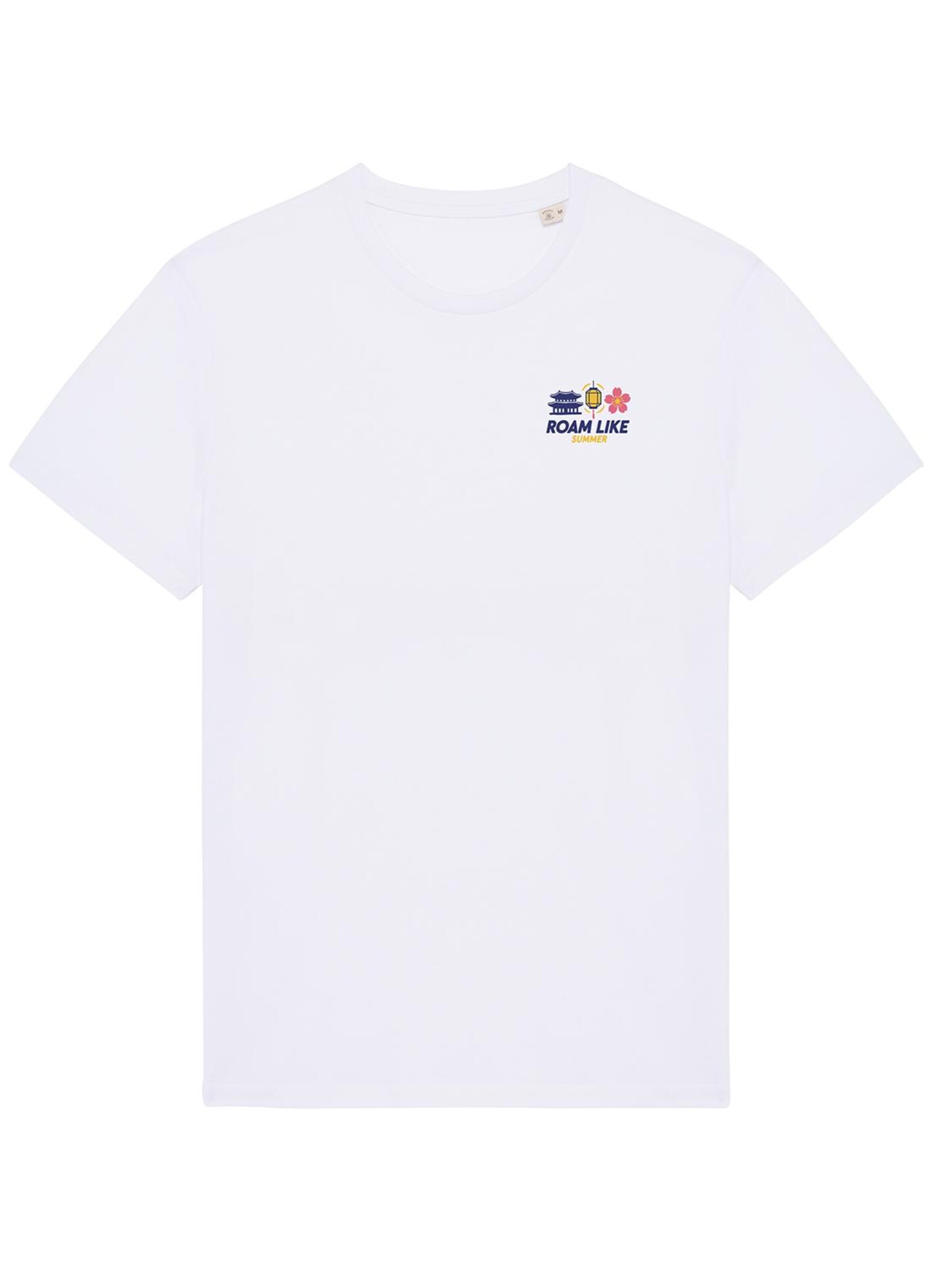 RoamLikeSummer Shirt 'Kimchi Kings' in Weiß: Vorderseite