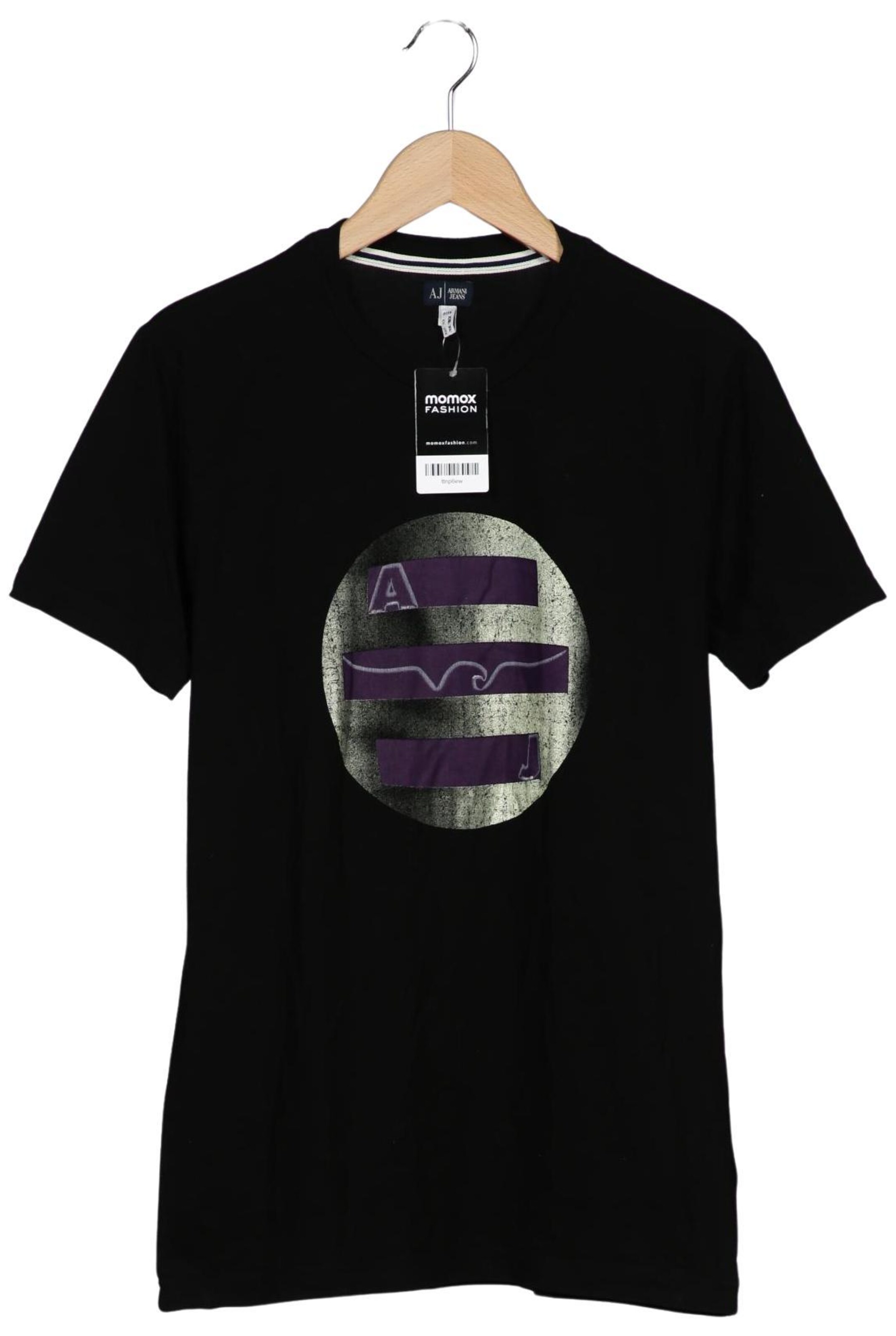 Armani Jeans Shirt in XXL in Black: front