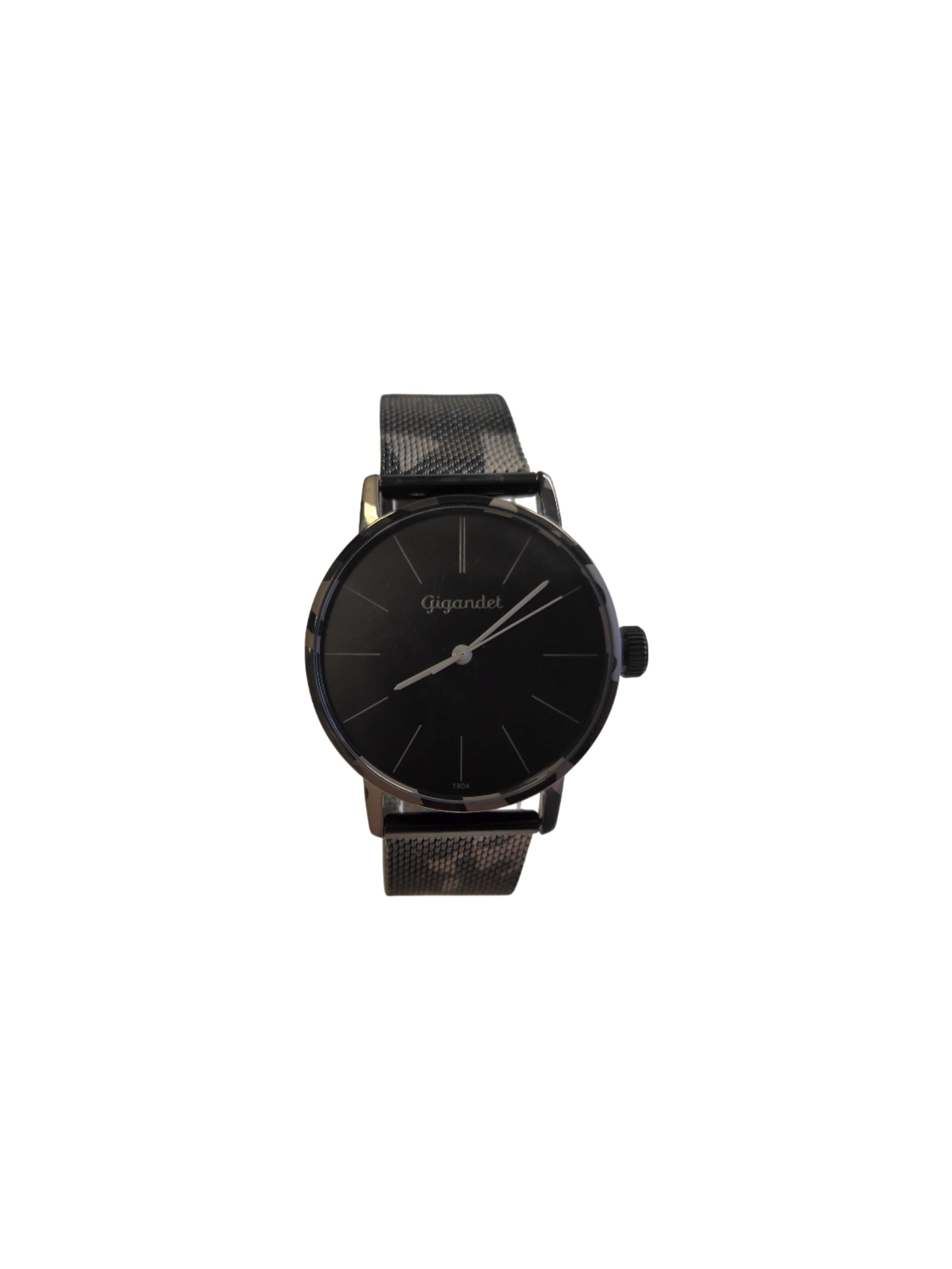 Gigandet Analog Watch 'MINIMALISM' in Black: front