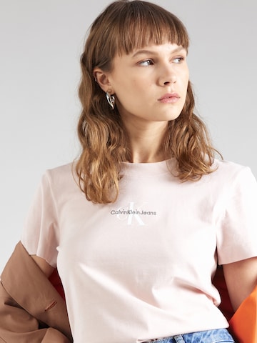 Calvin Klein Jeans Koszulka w kolorze różowy
