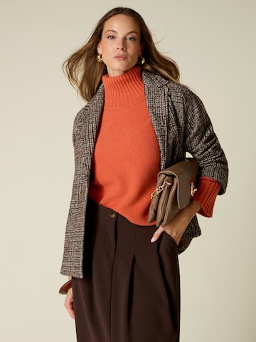 Cappotto di mezza stagione di oltre in marrone