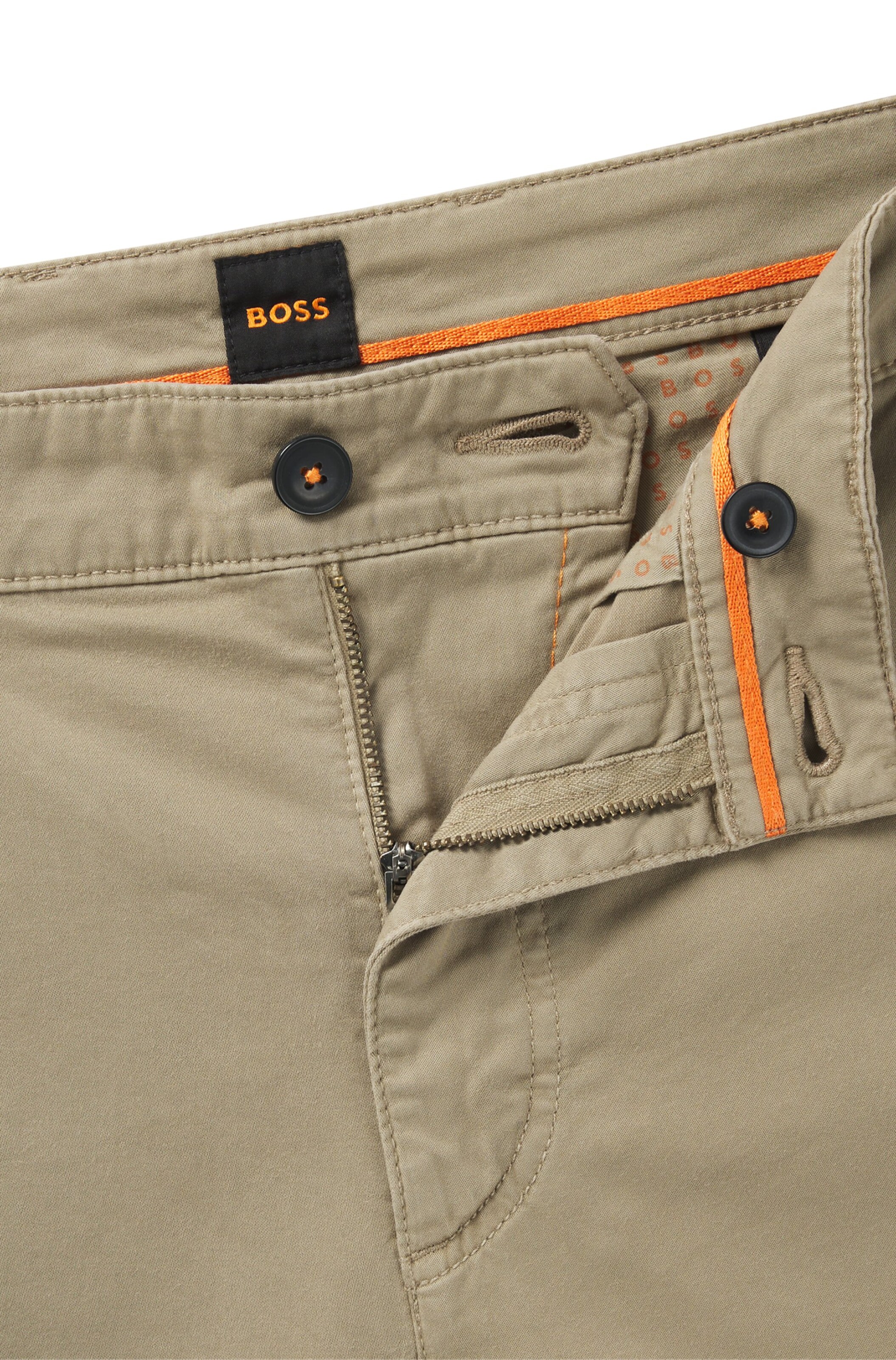 BOSS Regular Chino Pants in Beige