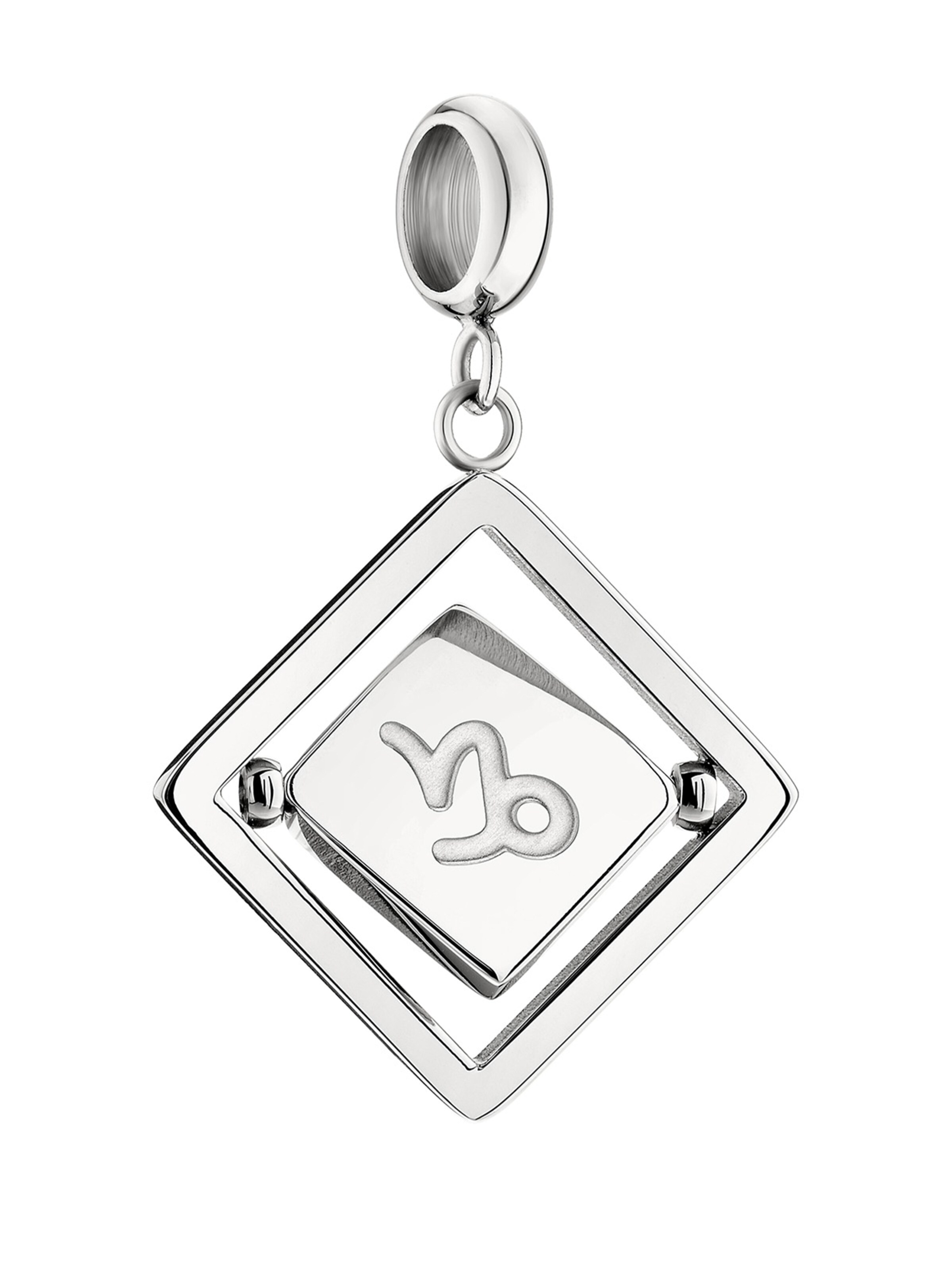 Liebeskind Berlin Pendant 'The Capricorn' in Silver: front