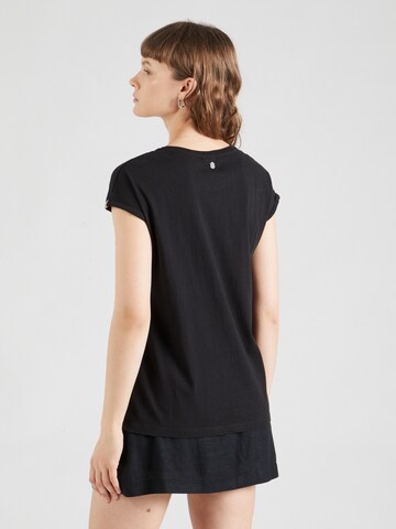 Ragwear T-Shirt 'DIONA' (GOTS) in Schwarz