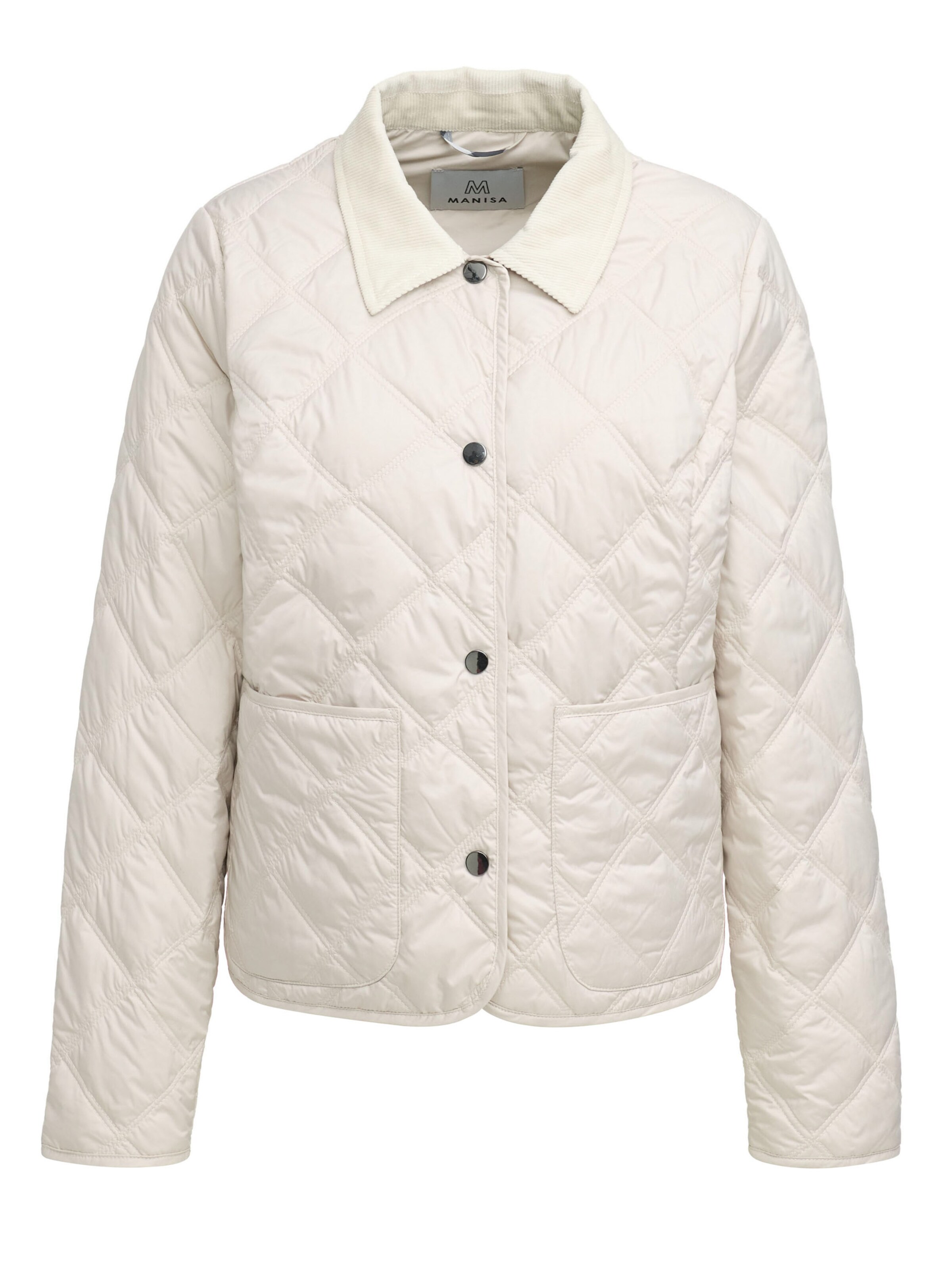 MANISA Between-season jacket 'Steppjacke' in Beige: front