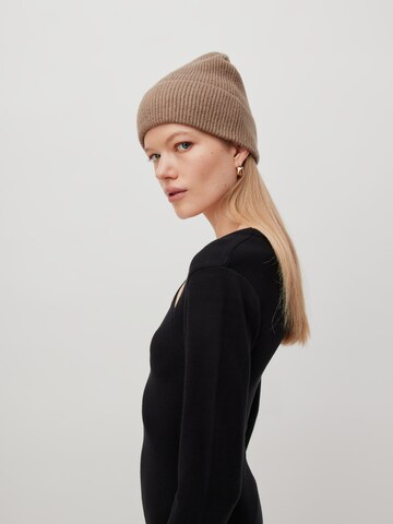 Bonnet 'Marla' LeGer by Lena Gercke en beige : sur le côté