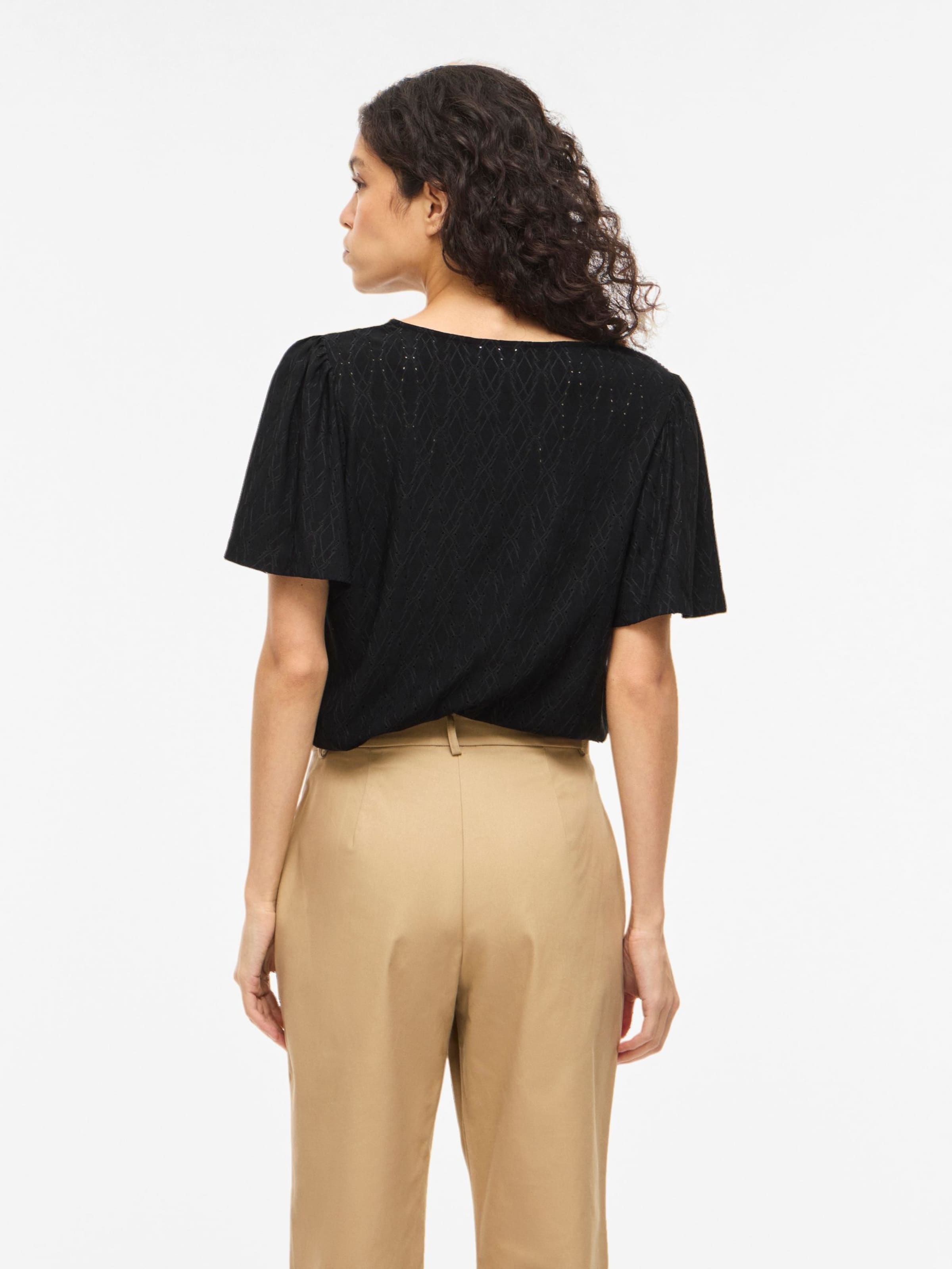 VILA Shirts 'VIBELLI ' i sort