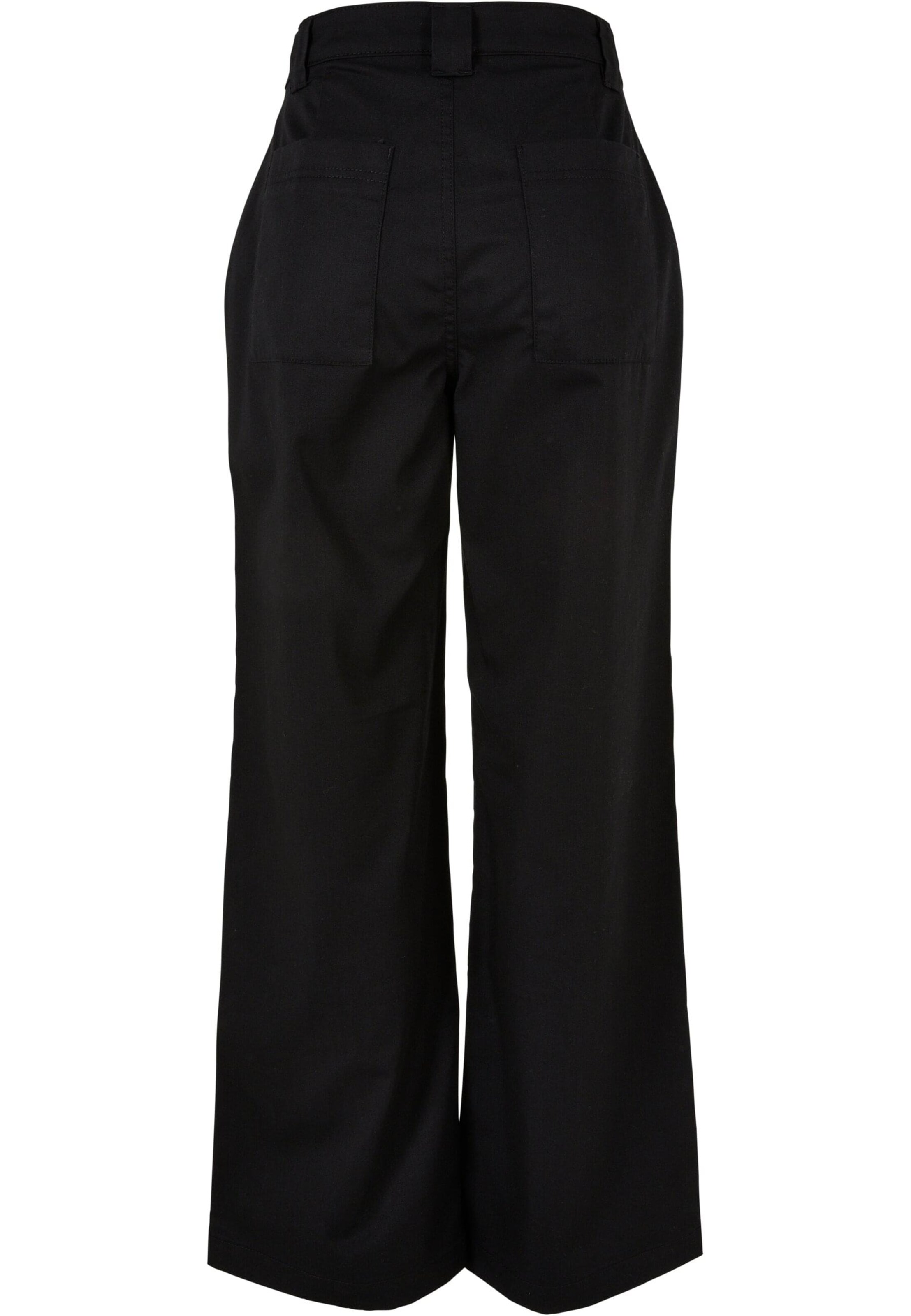 Urban Classics Wide leg Trousers in Black