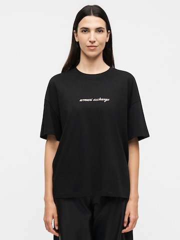 ARMANI EXCHANGE Póló - fekete: elől