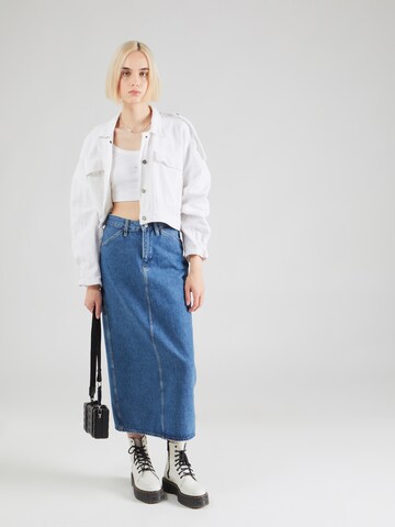Calvin Klein Jeans Regular Top in Wit
