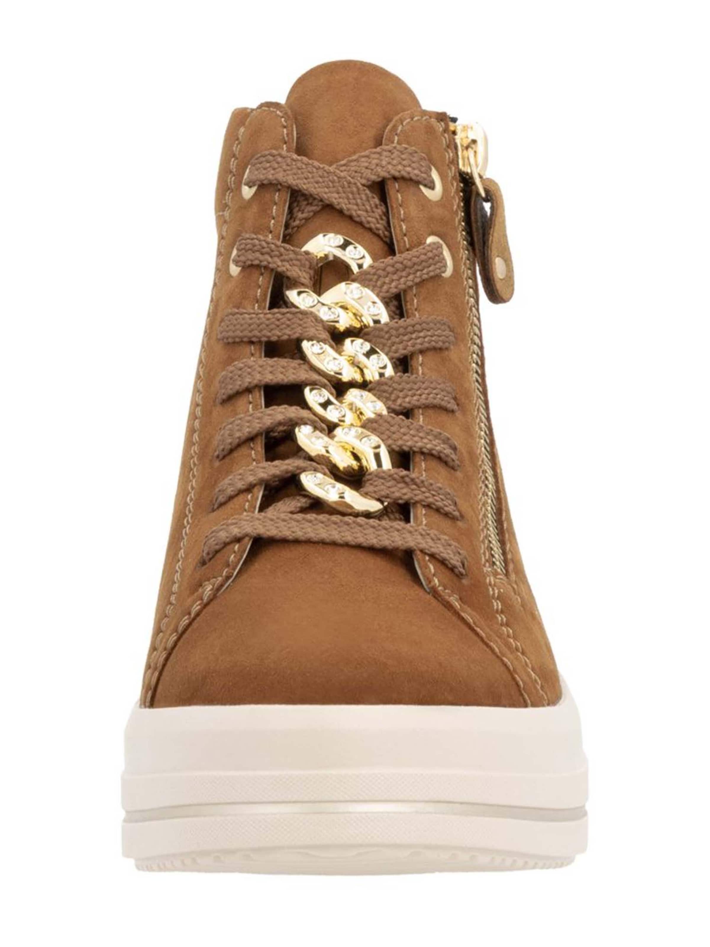 Sneaker alta di REMONTE in marrone