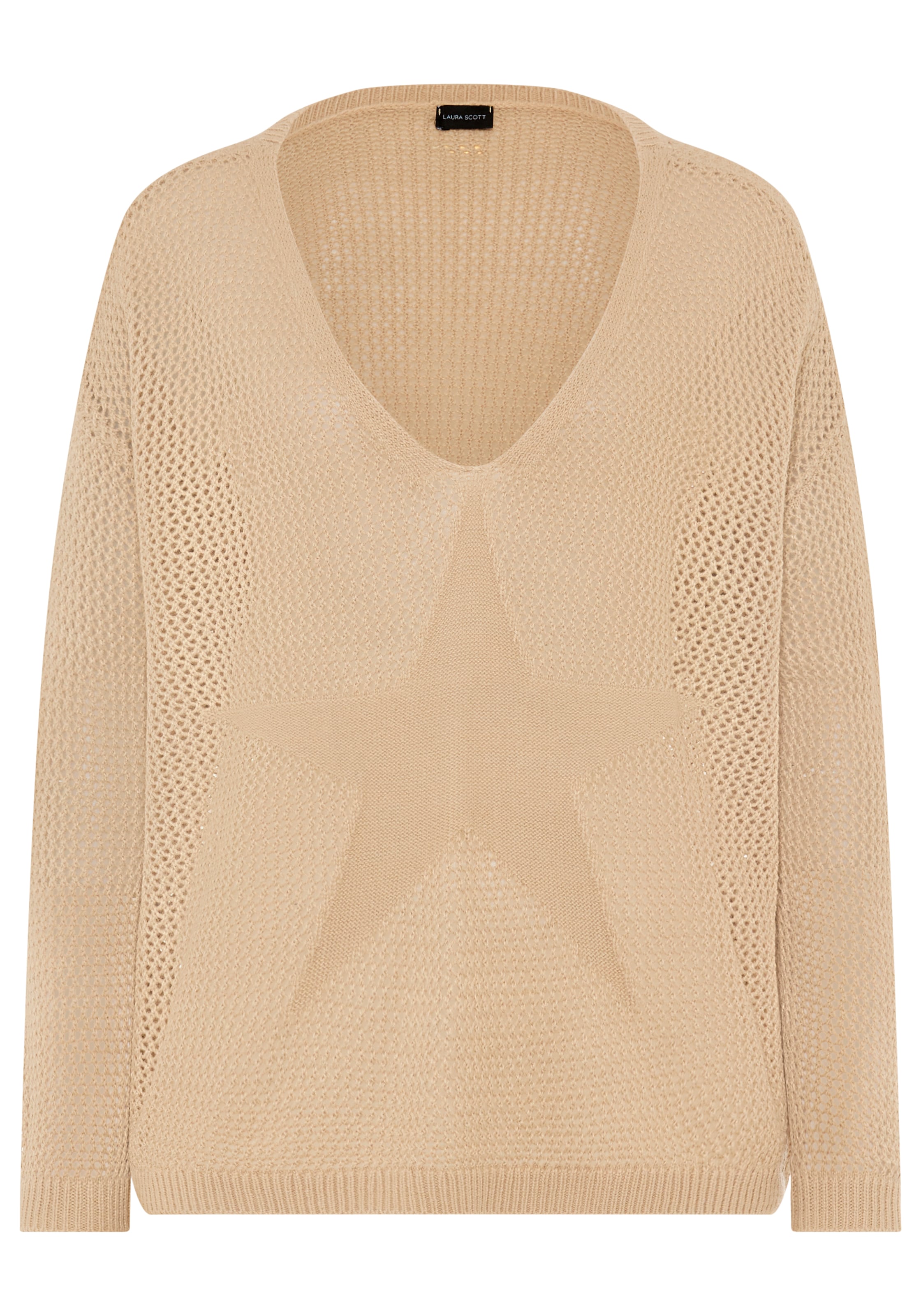 LAURA SCOTT Pullover in Beige: Vorderseite
