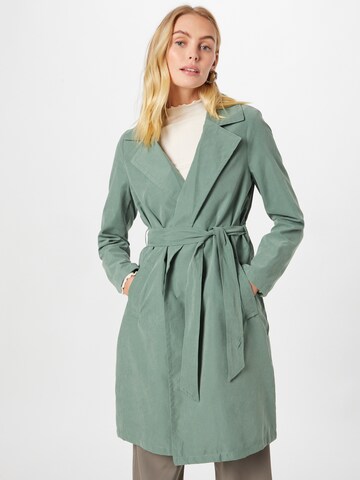 VERO MODA Between-Seasons Coat in Green: front