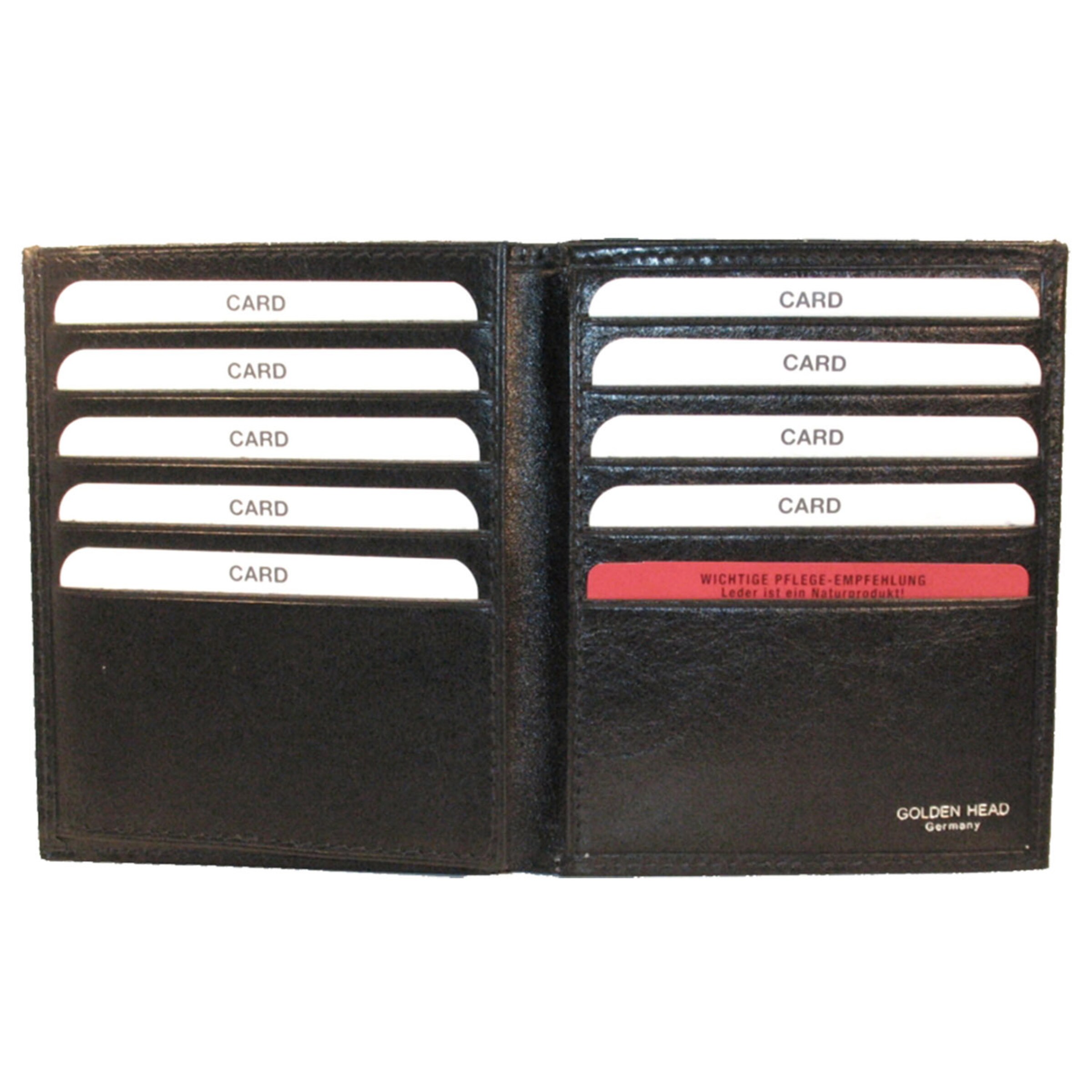 Portamonete 'Colorado' di GOLDEN HEAD in nero