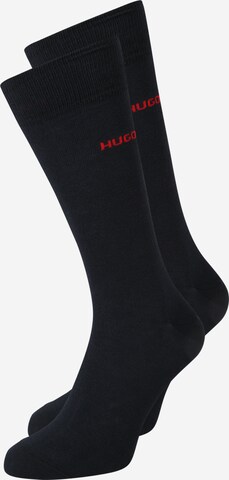 Chaussettes HUGO en bleu : devant