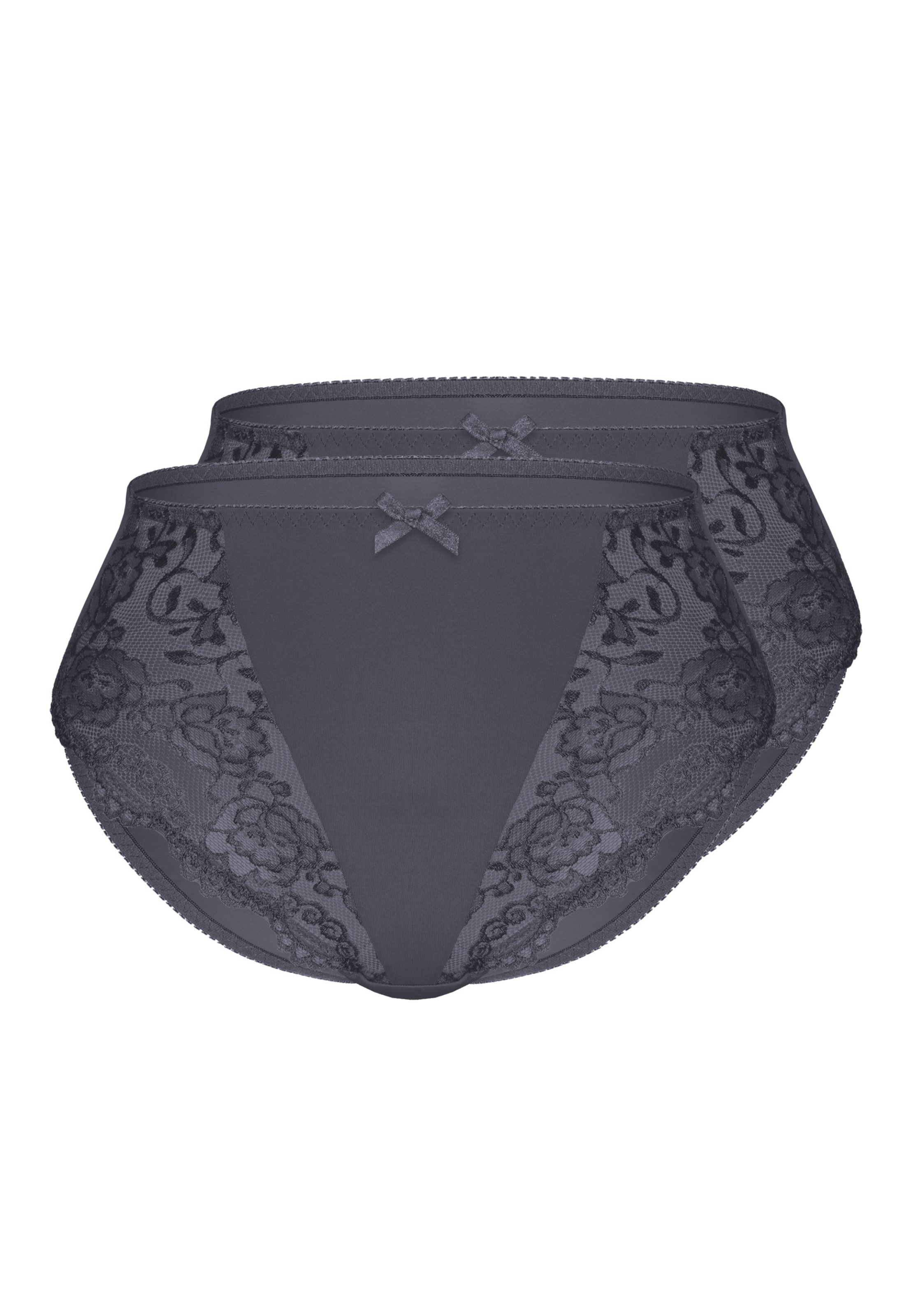 sassa Slip 'CLASSIC LACE' in Grijs: voorkant