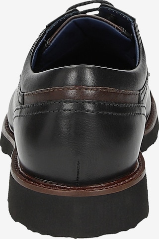 SIOUX Lace-Up Shoes 'Dilip-716' in Black