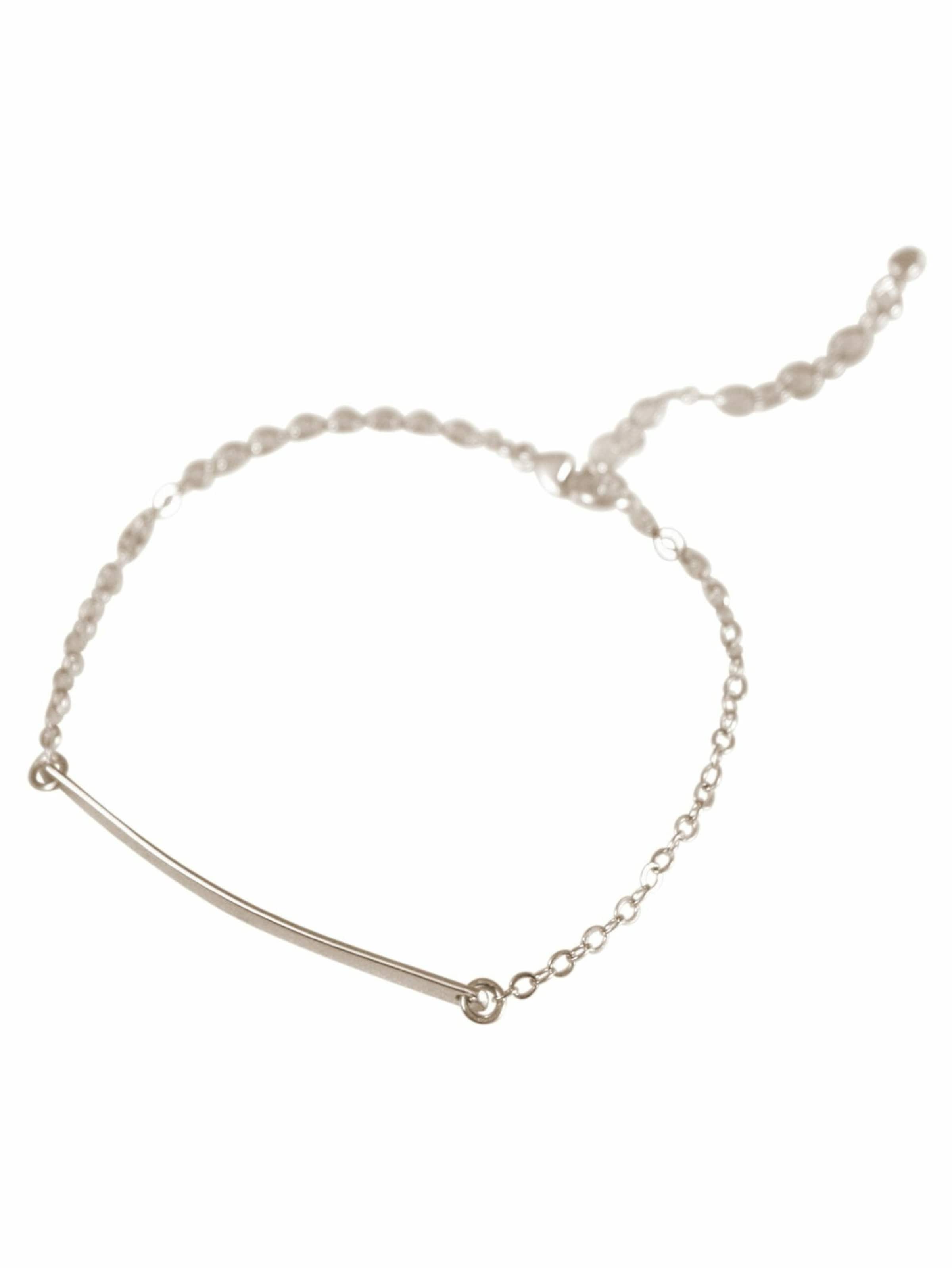 Gemshine Armband 'Filigran' in Silber: Vorderseite