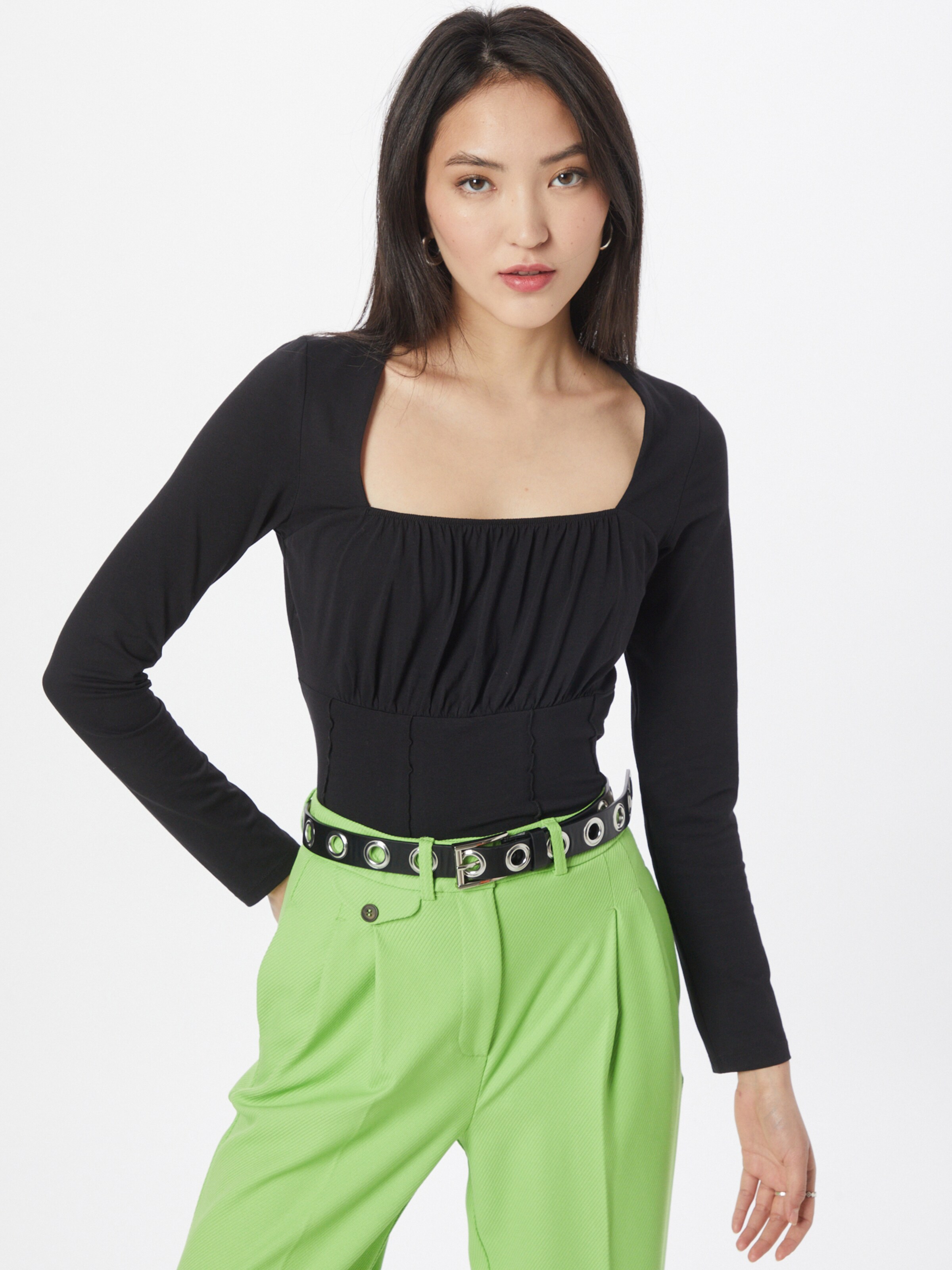 Frauen Große Größen Monki Bluse 'Philippa' in Schwarz - XI49510 Frauen Große Größen Monki Bluse 'Philippa' in Schwarz - XI49510
