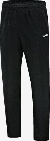 JAKO Loose fit Workout Pants 'Classico' in Black: front