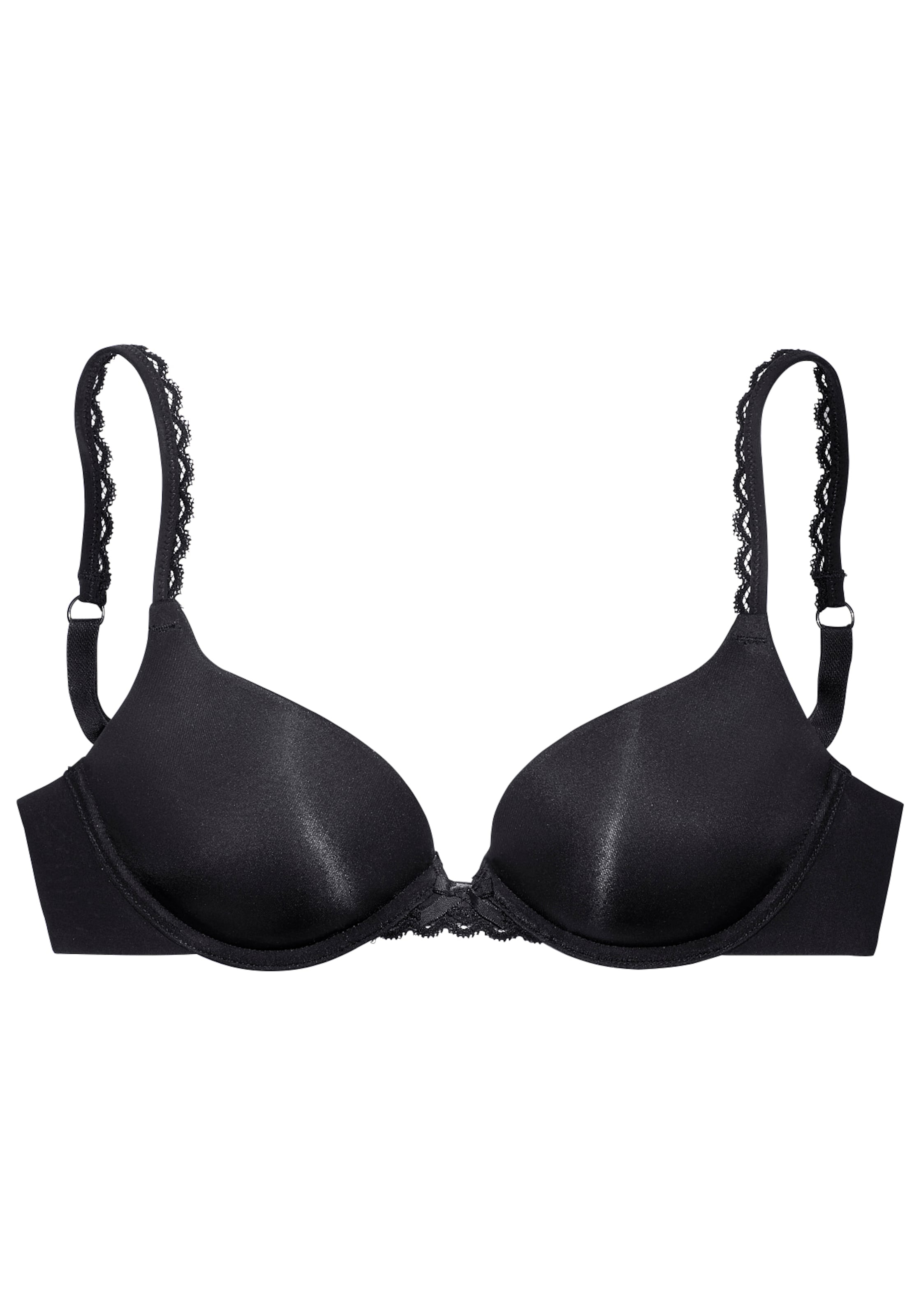 s.Oliver Push-up Bra in Black: front