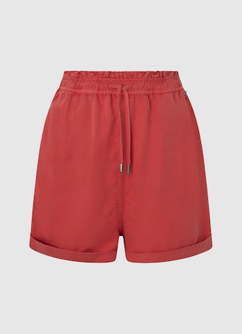 Pepe Jeans Regular Pants 'Brigitte' in Red: front