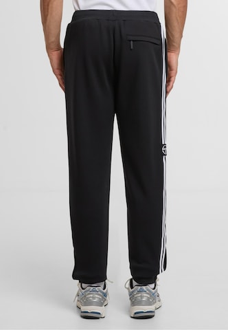 Sergio Tacchini Tapered Hose 'Cesena' in Schwarz
