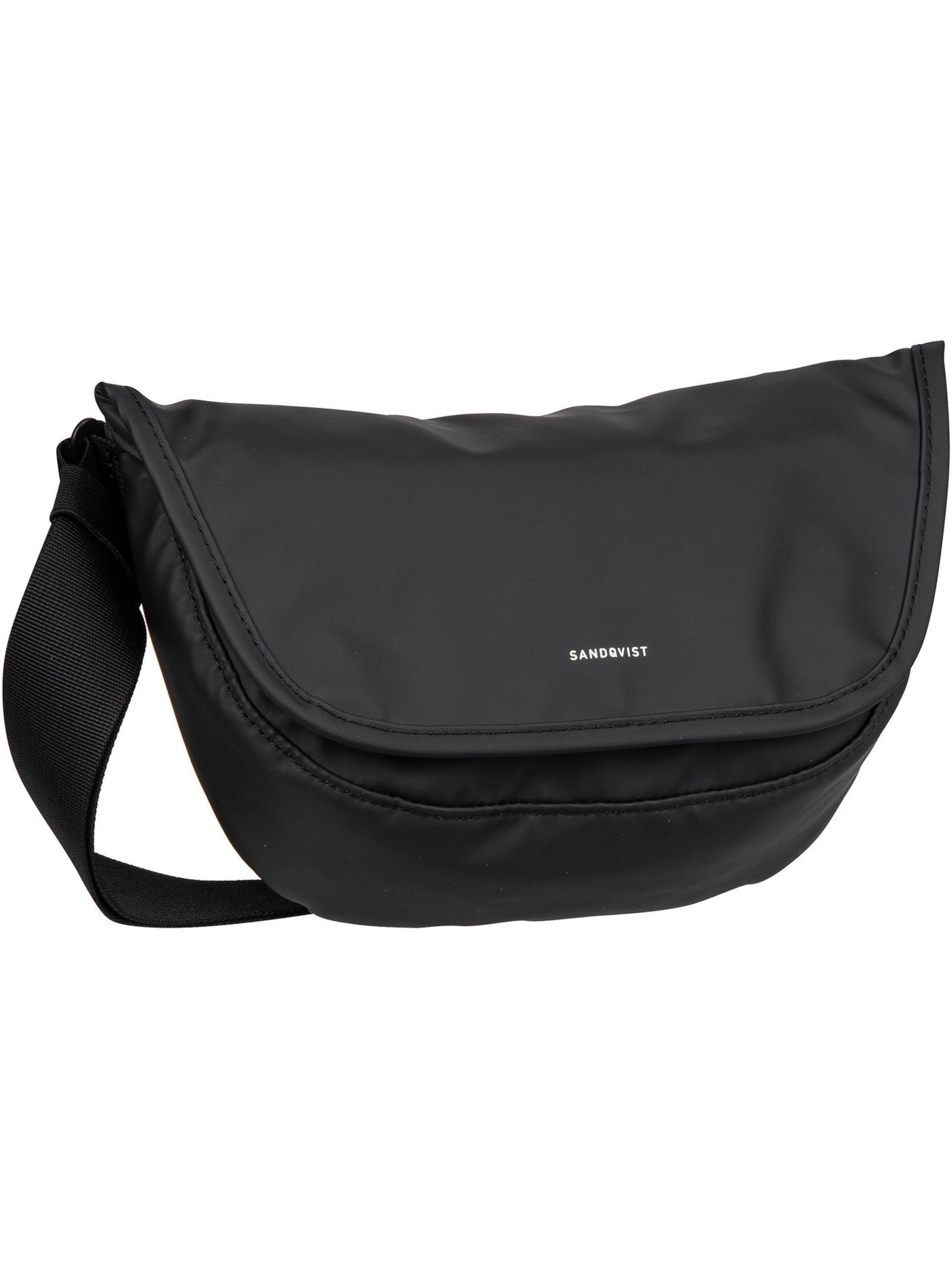 SANDQVIST Crossbody Bag ' Stream Messenger' in Black: front