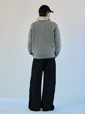 Baggy Pantaloni cargo di Bershka in blu