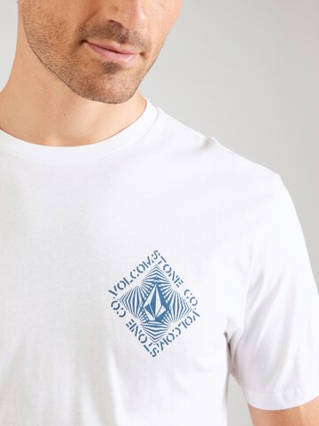 Volcom Тениска 'OBTICAL BSC' в бяло